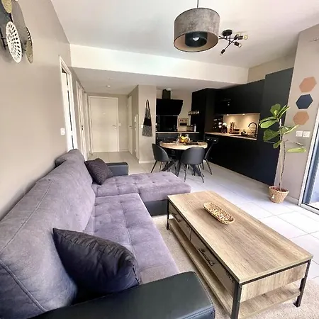 Tres Bel Dans Avec Piscine A 5min Des Plages De Loubet. Apartment Villeneuve-Loubet